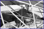 Pilot von der Seite